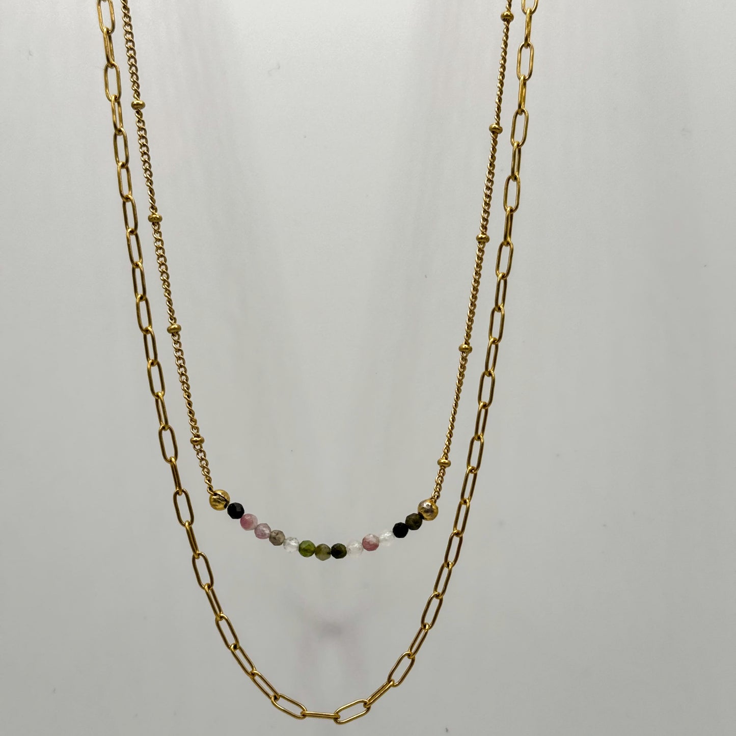 Unique Double-Row Necklace