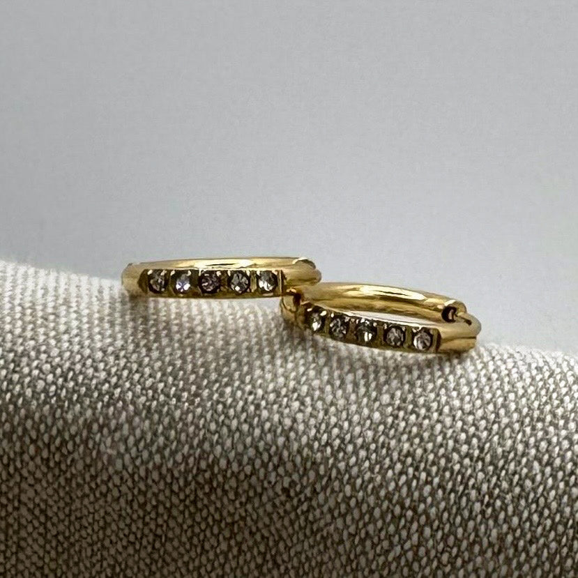 Crystal Hoops