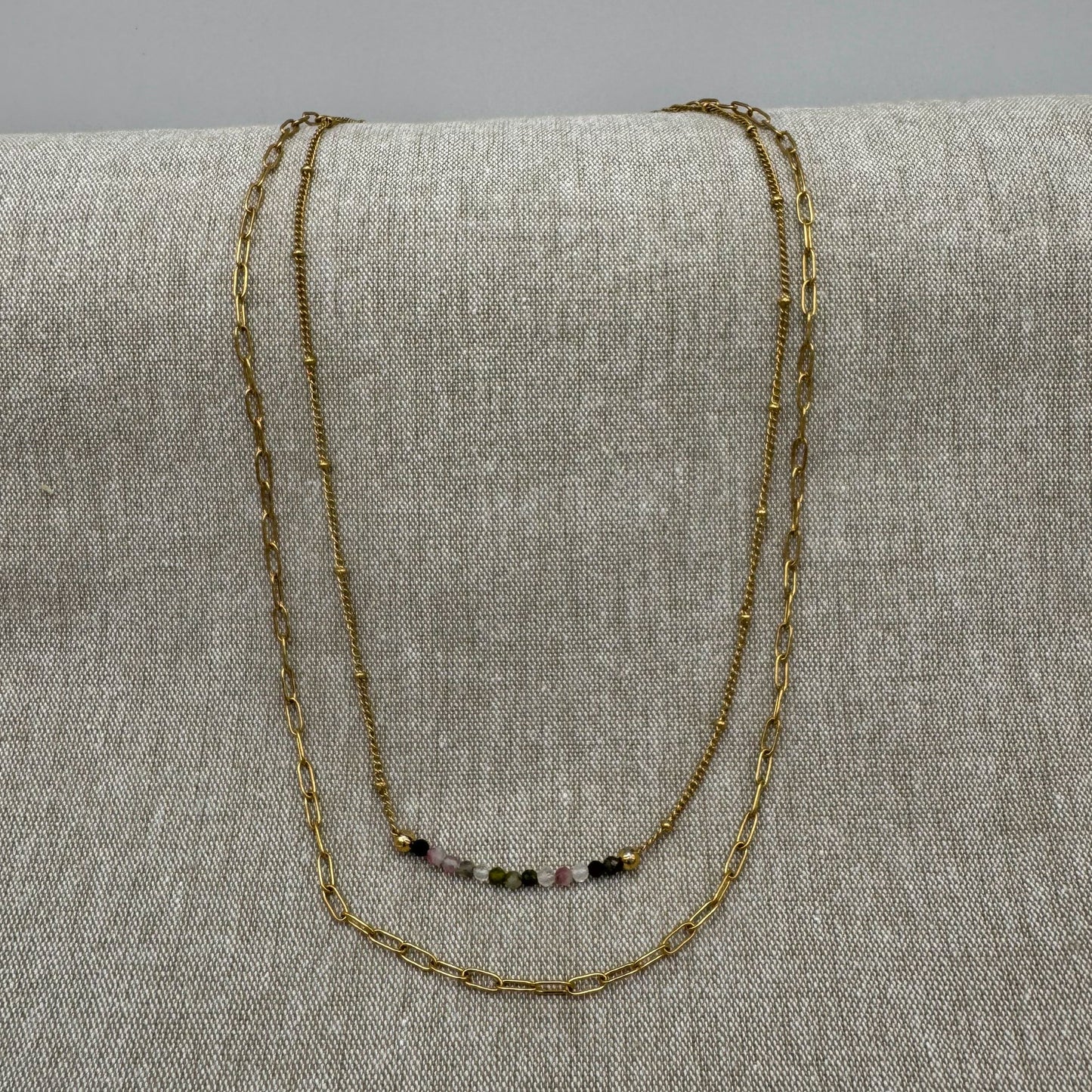 Unique Double-Row Necklace