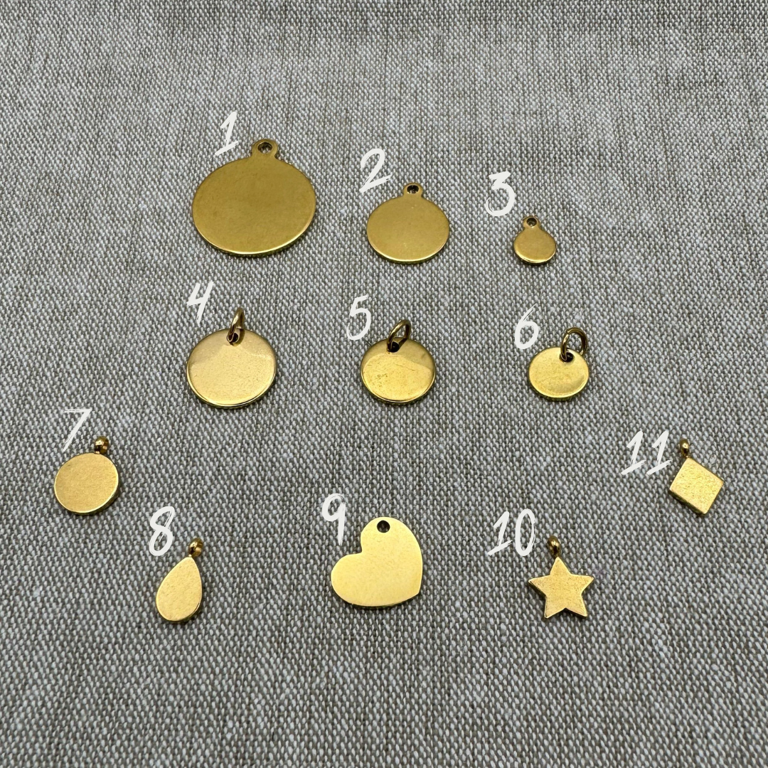 Kette mit individueller Gravur - Gold