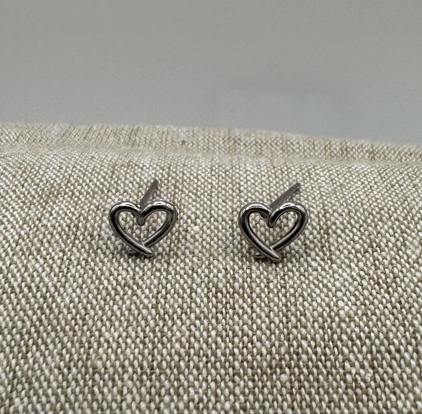 Drawn Heart Earring