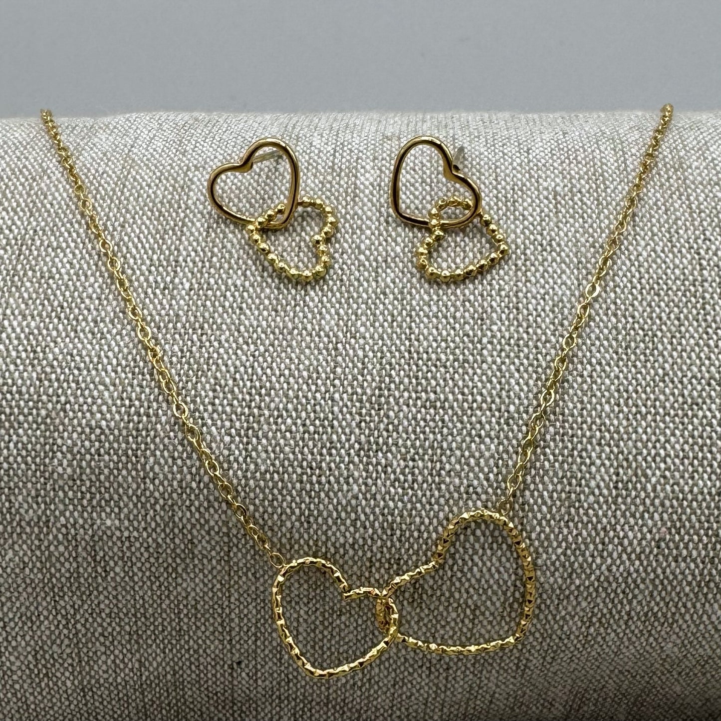 Double Heart Necklace
