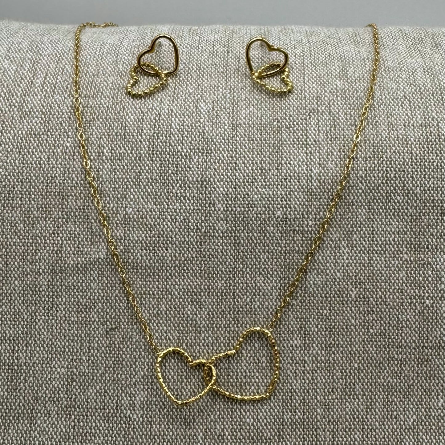 Double Heart Necklace