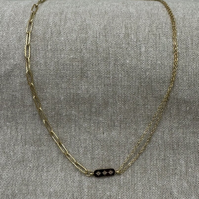 Triple Star Necklace