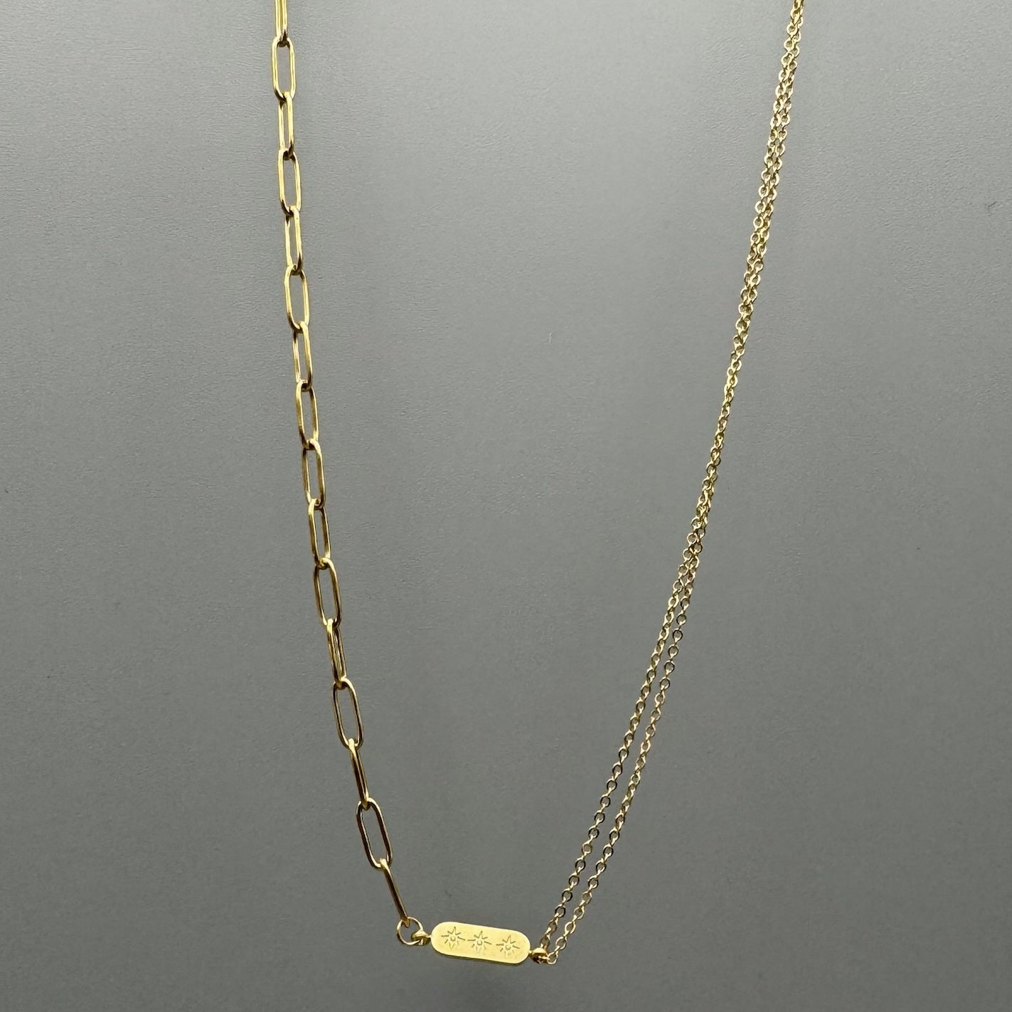 Triple Star Necklace