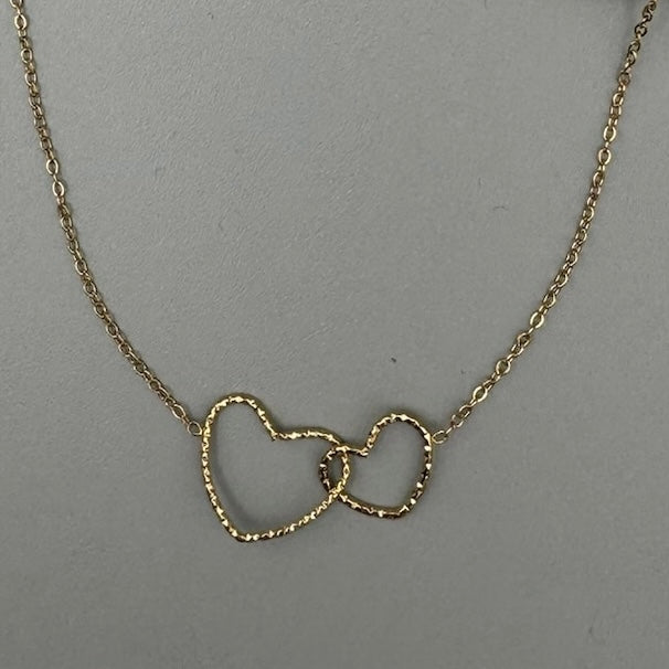 Double Heart Necklace