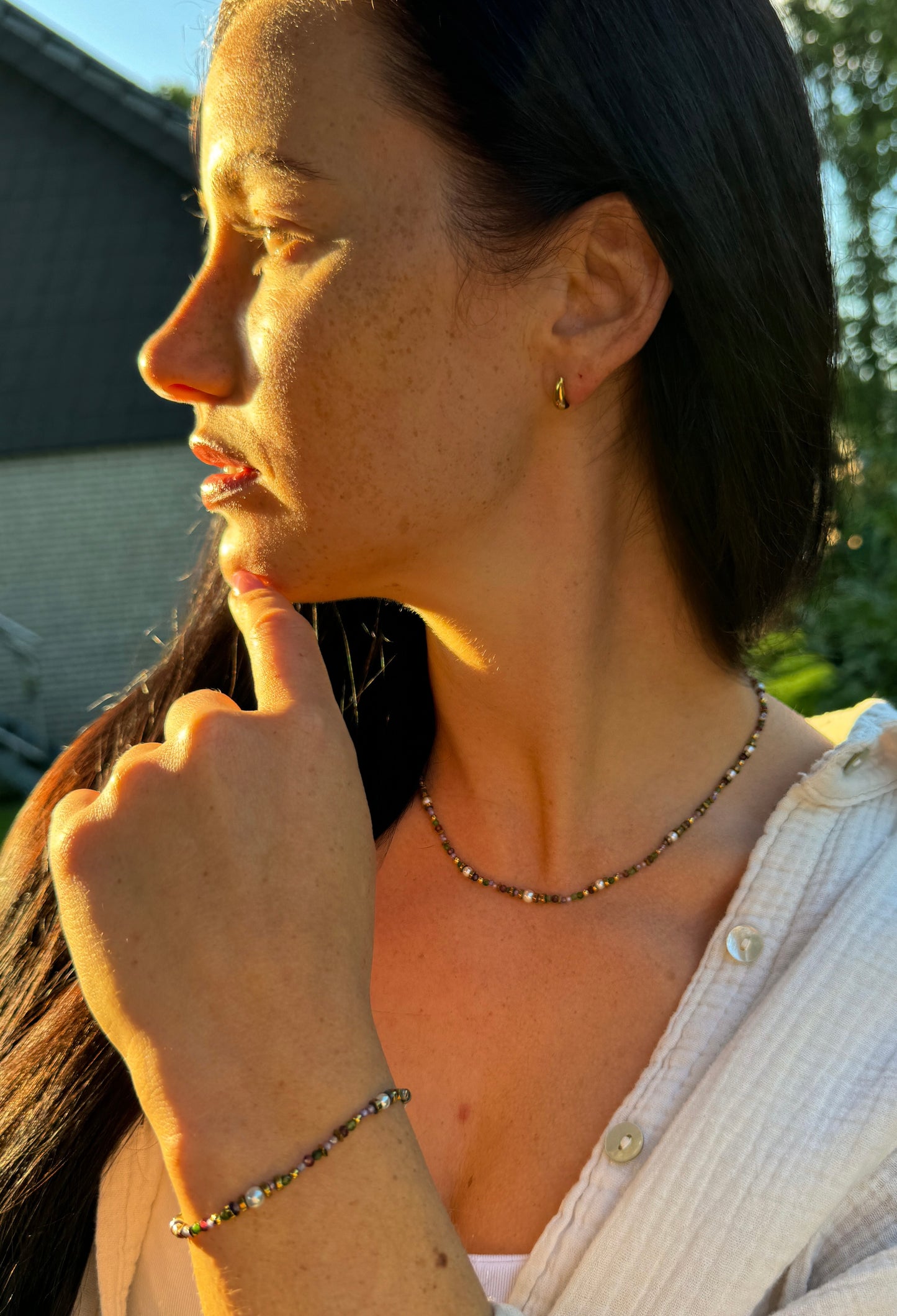 Summer Elegance Set getragen
