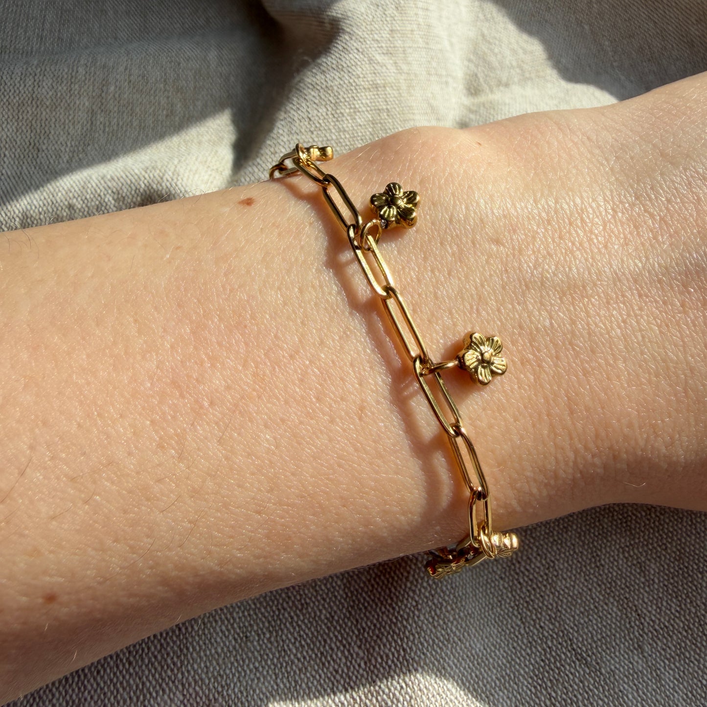 Petunia Flower Bracelet
