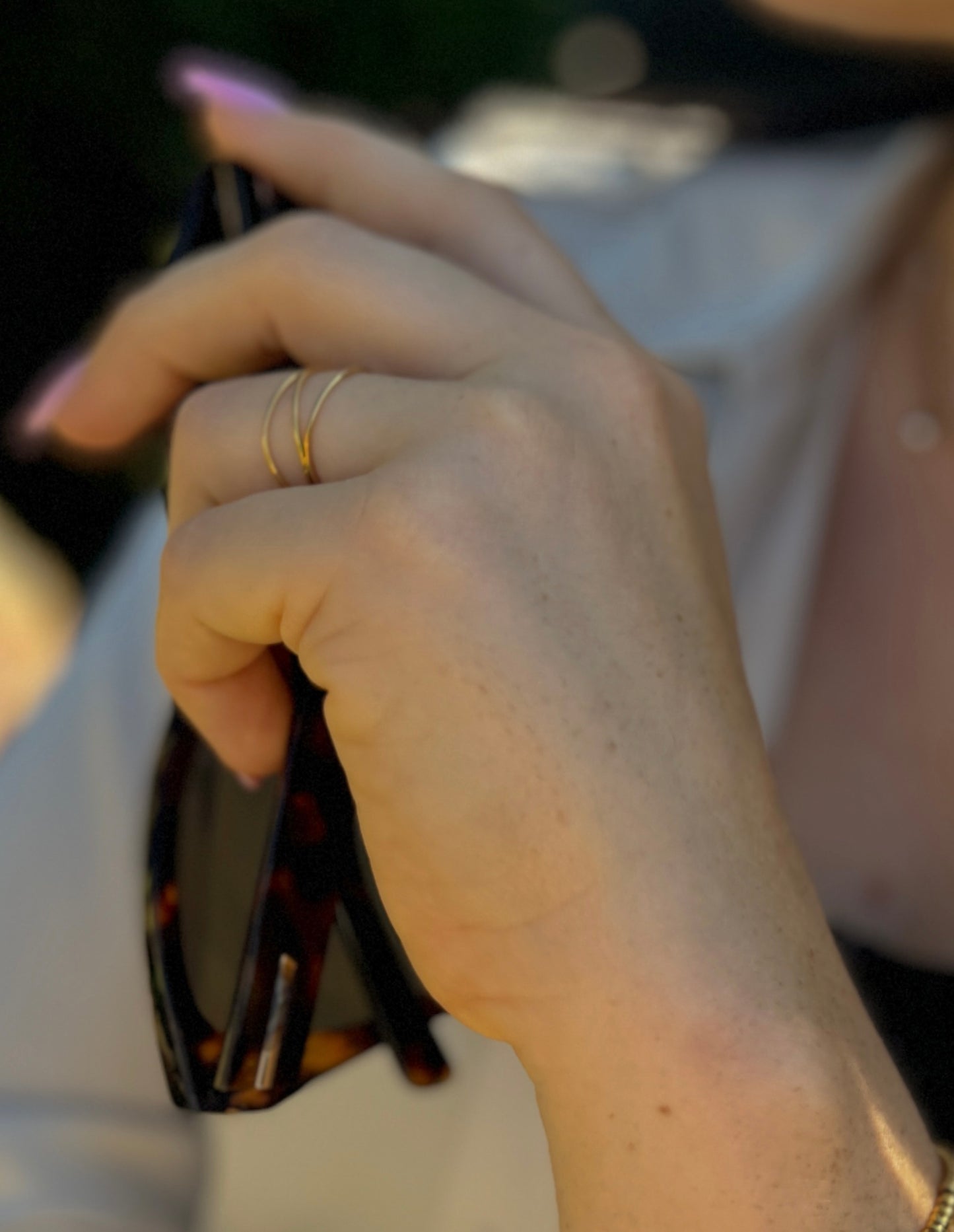 Circle Ring getragen