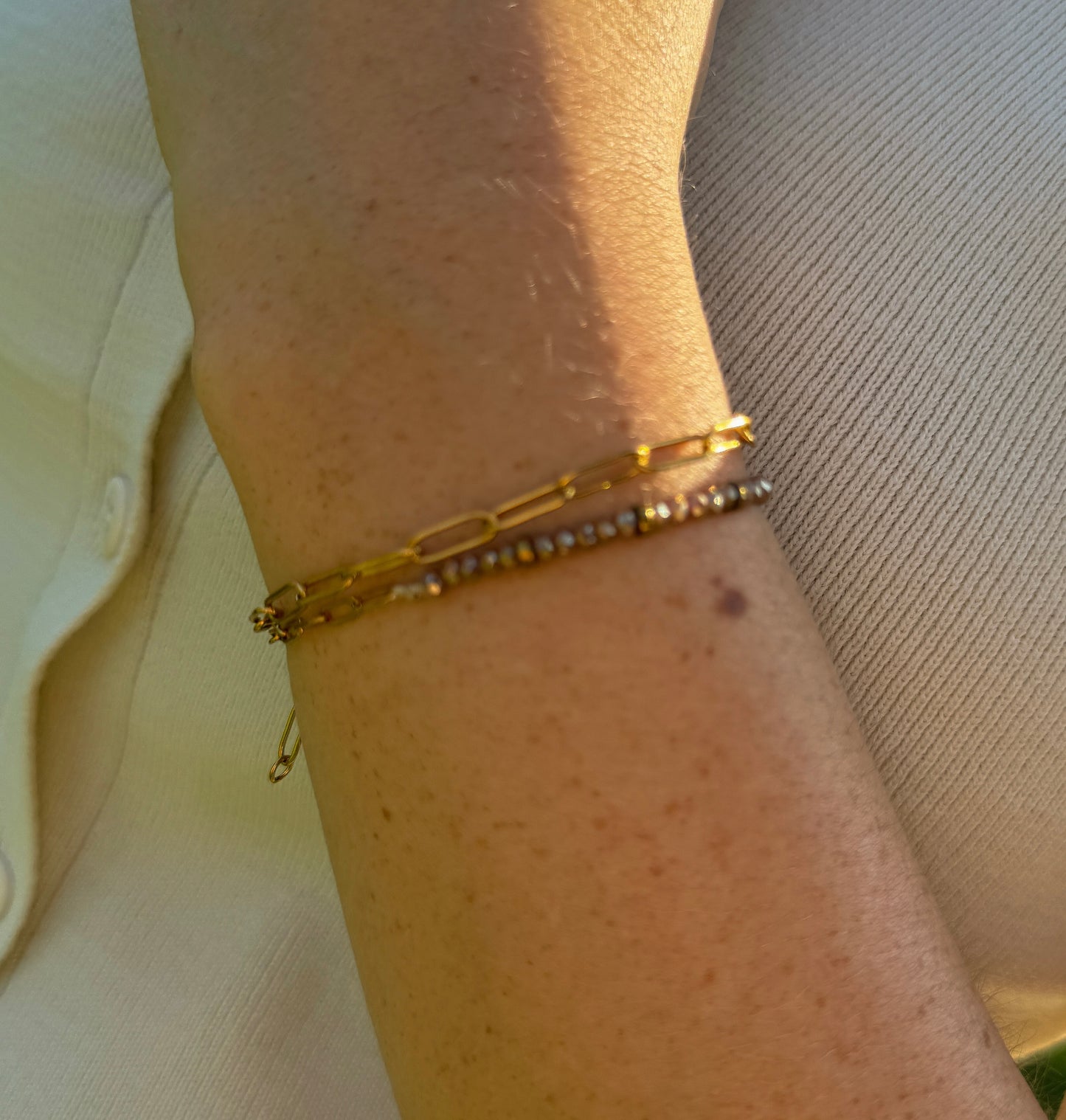 Chain Bracelet getragen
