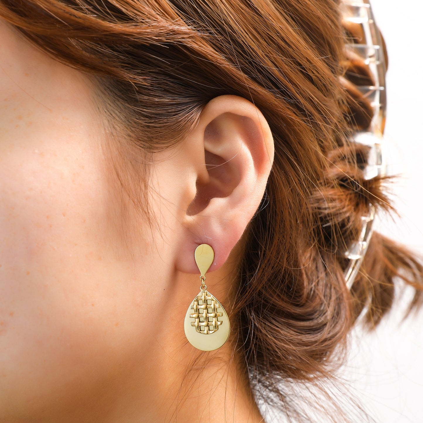 Net Drop Earring