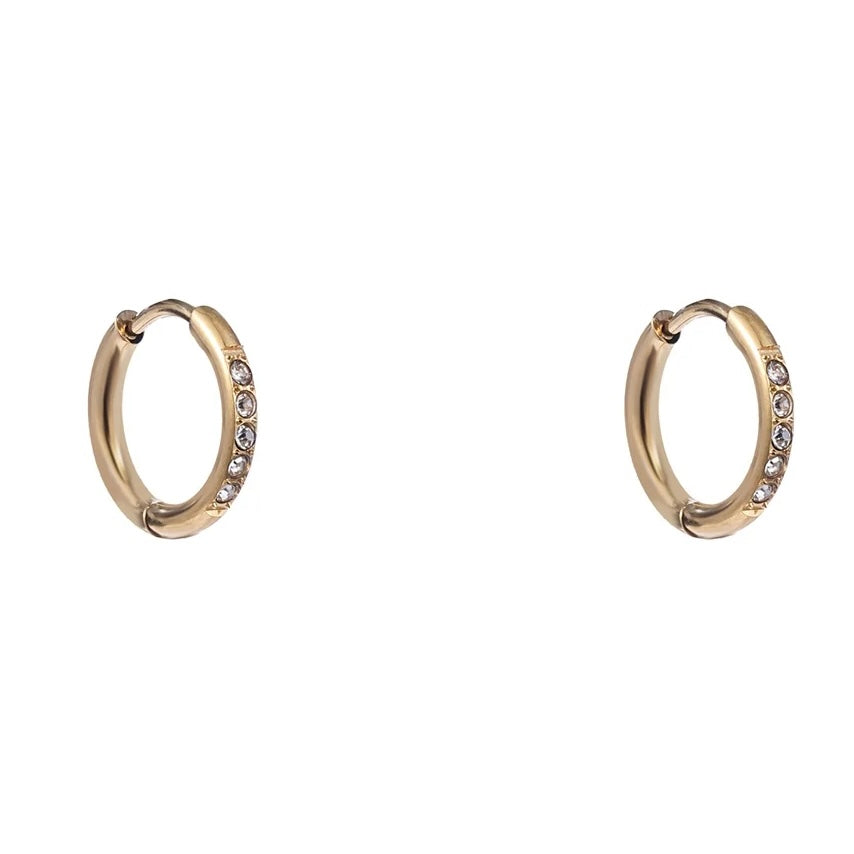 Crystal Hoops
