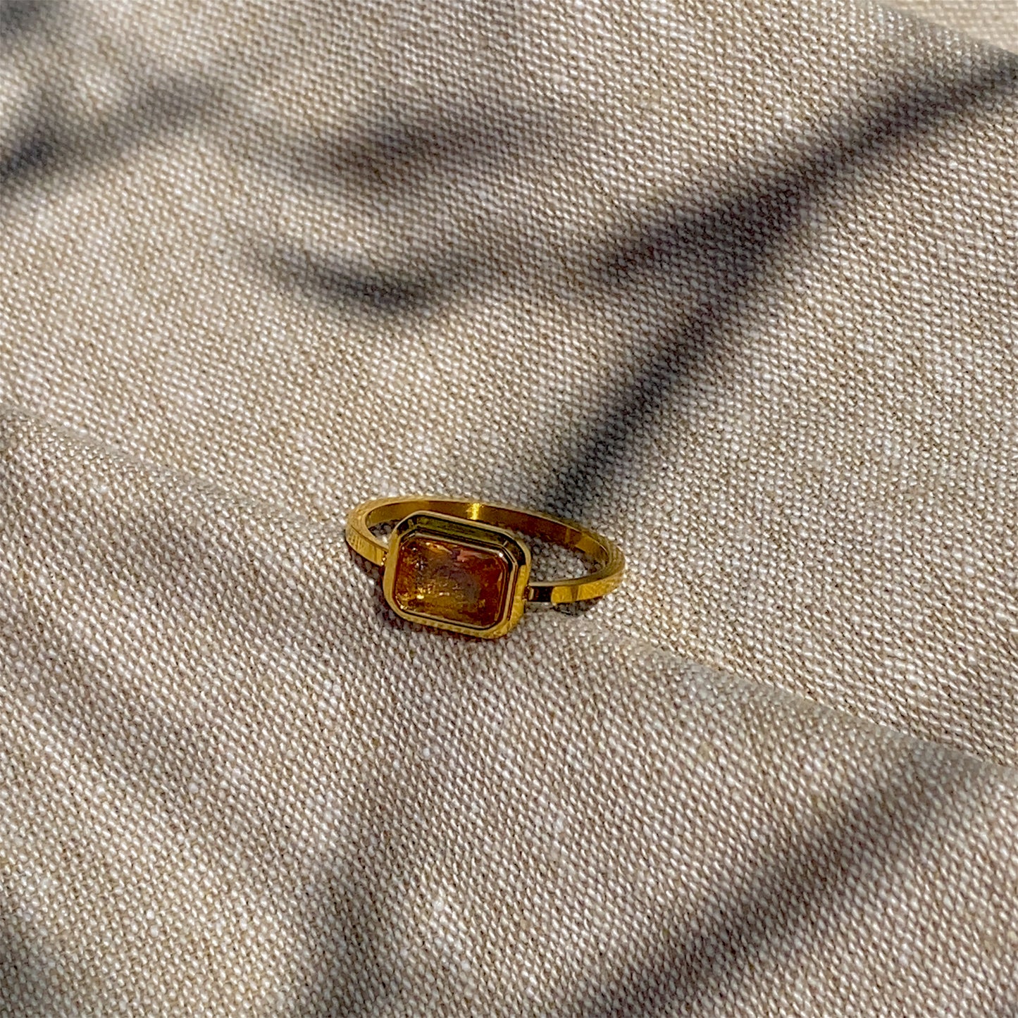 Peachstone Ring