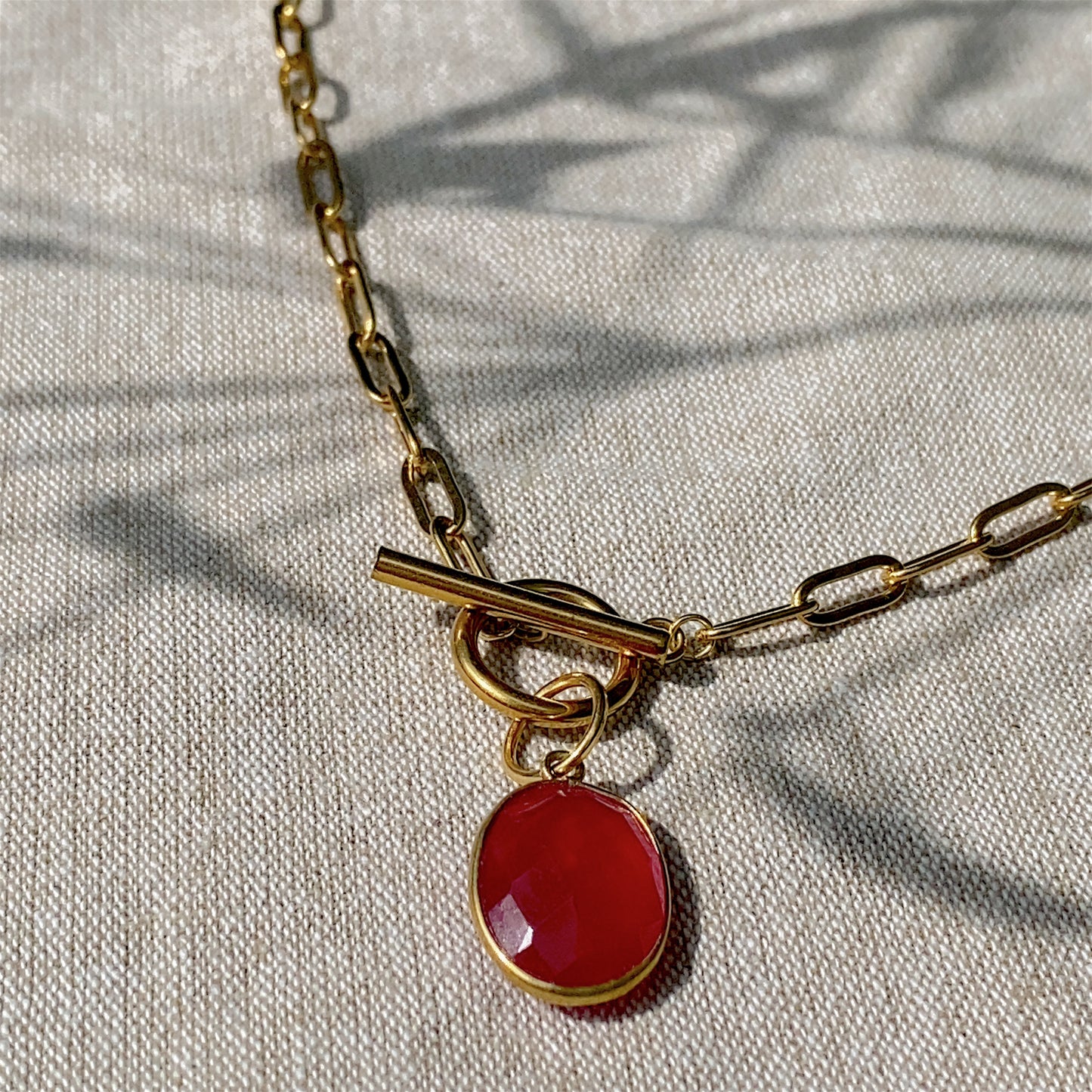 Unique Rubin Necklace