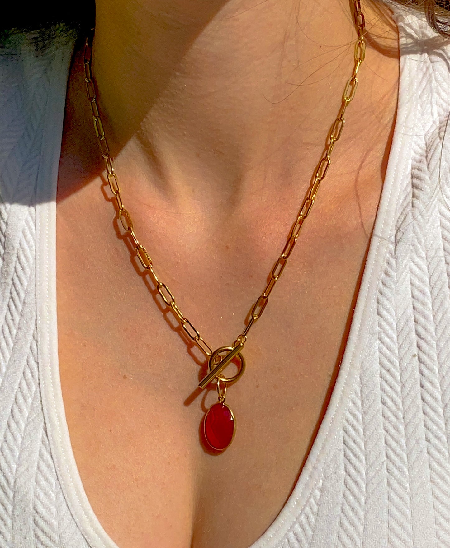 Unique Rubin Necklace