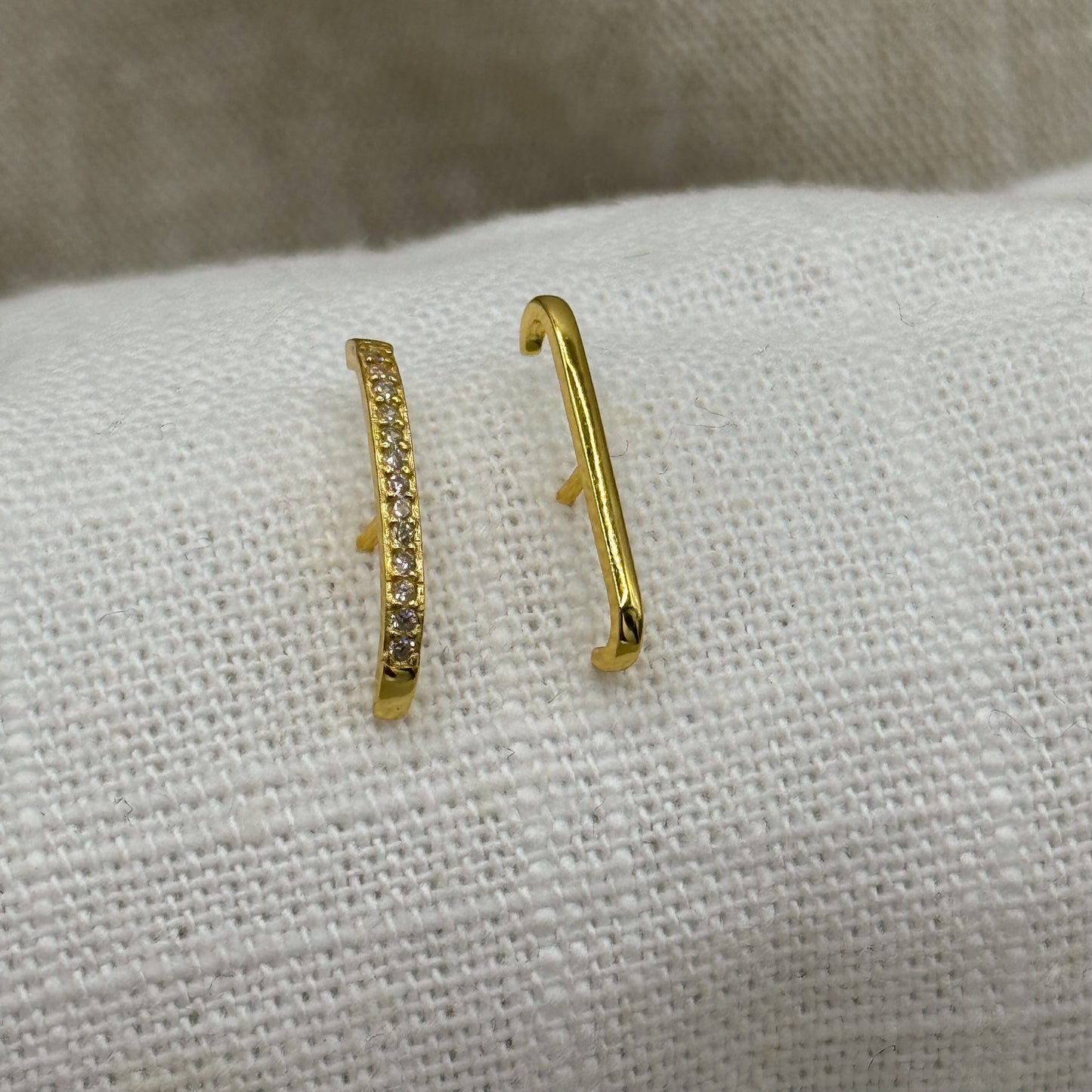 Golden Bar Earring