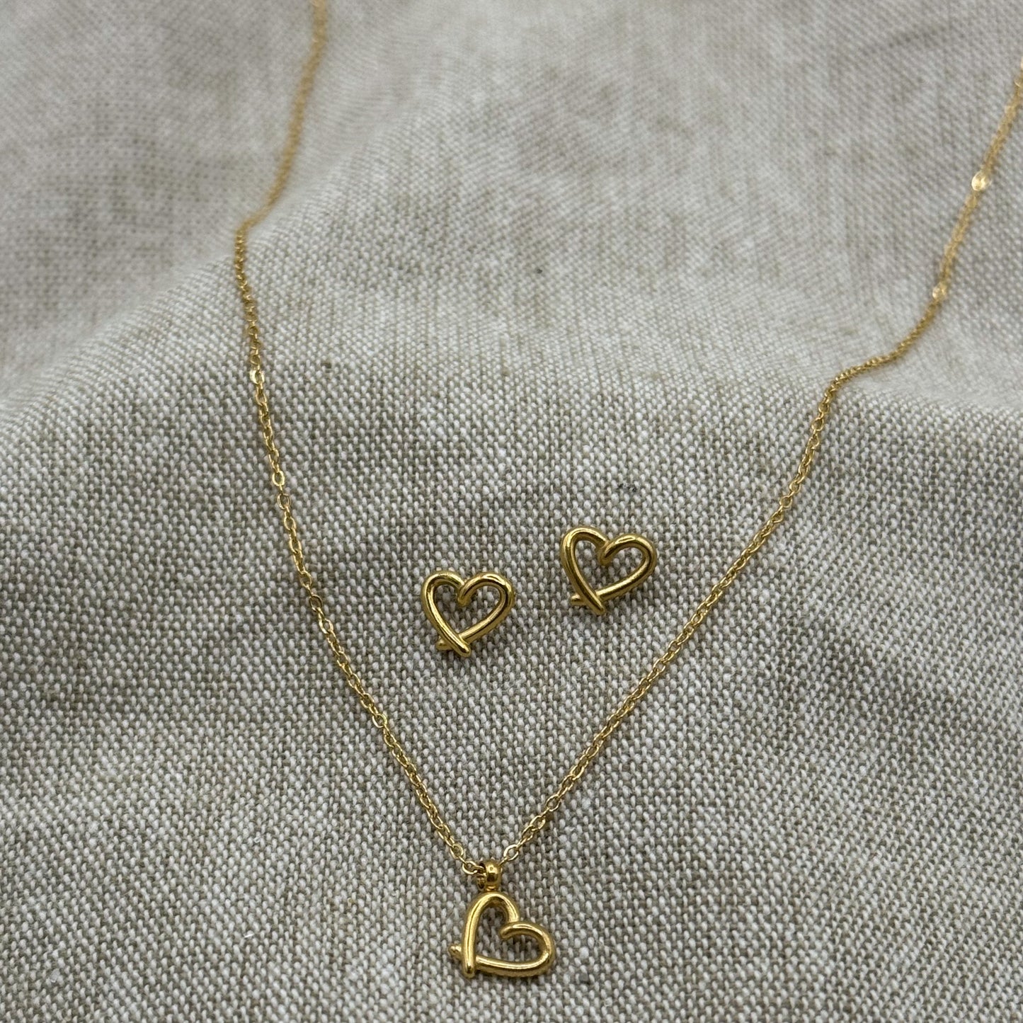Drawn Heart Necklace