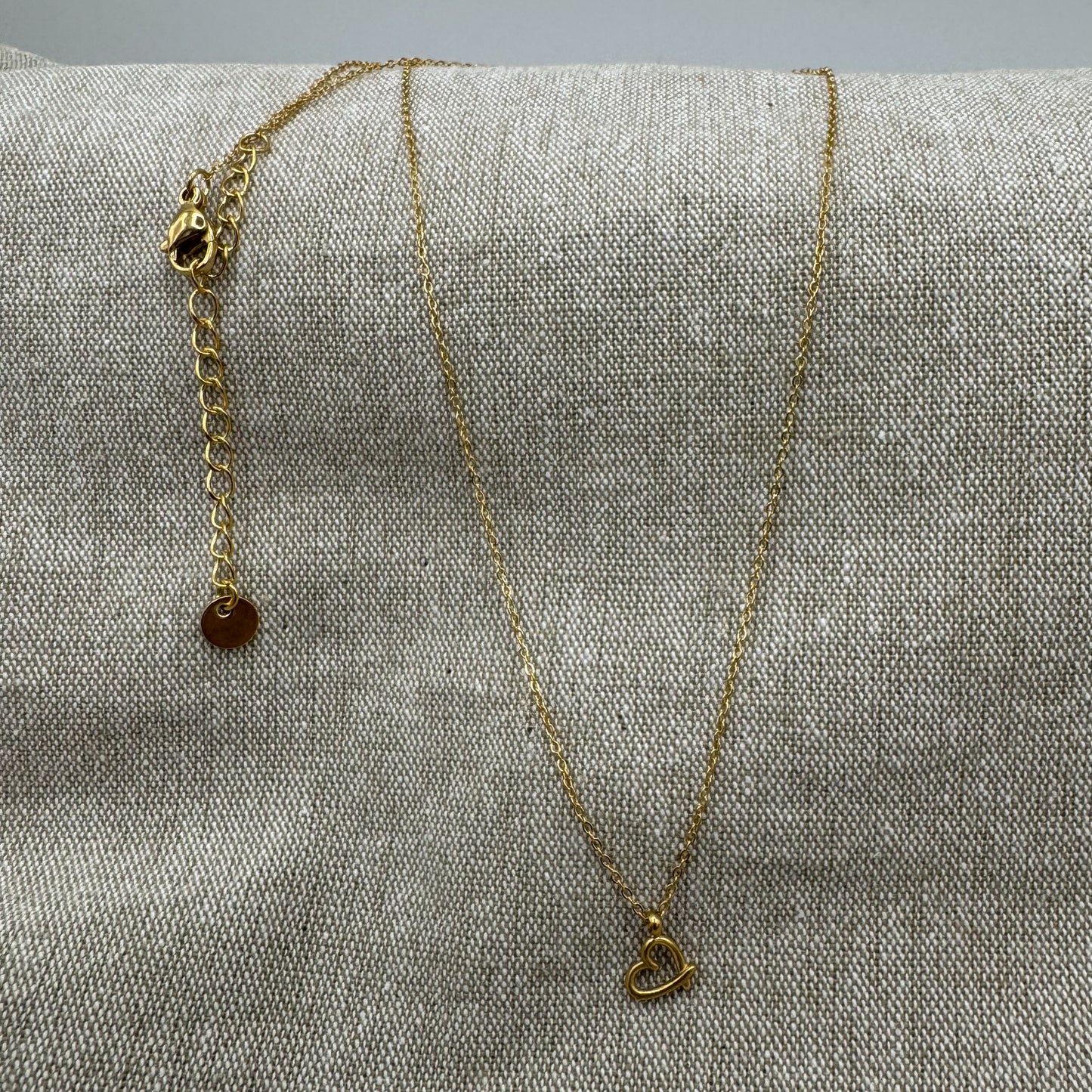 Drawn Heart Necklace