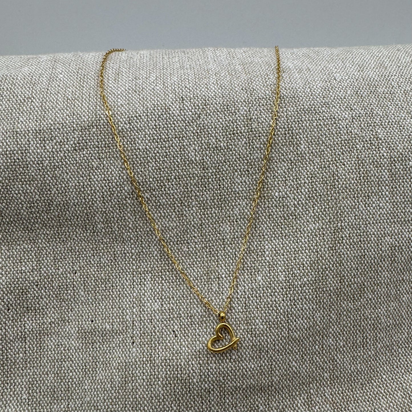 Drawn Heart Necklace