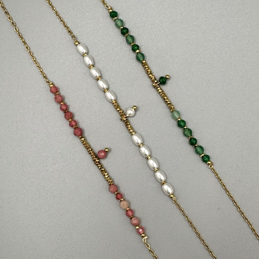 Pearl Stone Bracelet