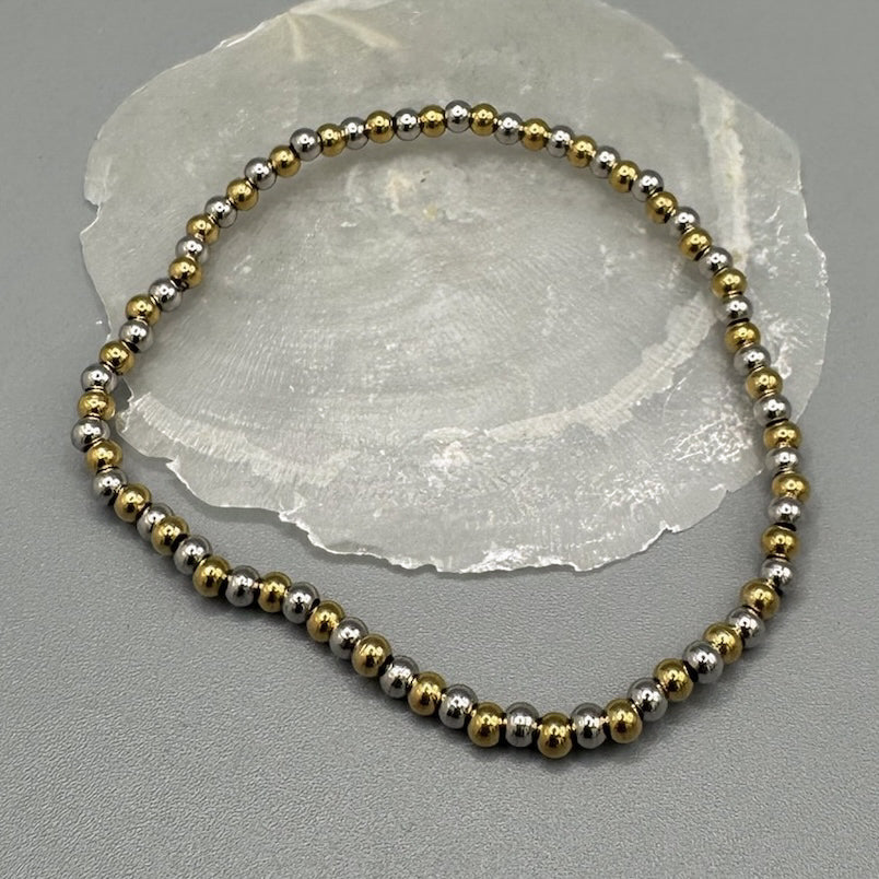 Bicolor Bead Bracelet Small