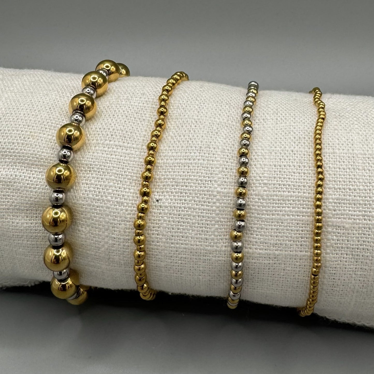 Bicolor Bead Bracelet Small