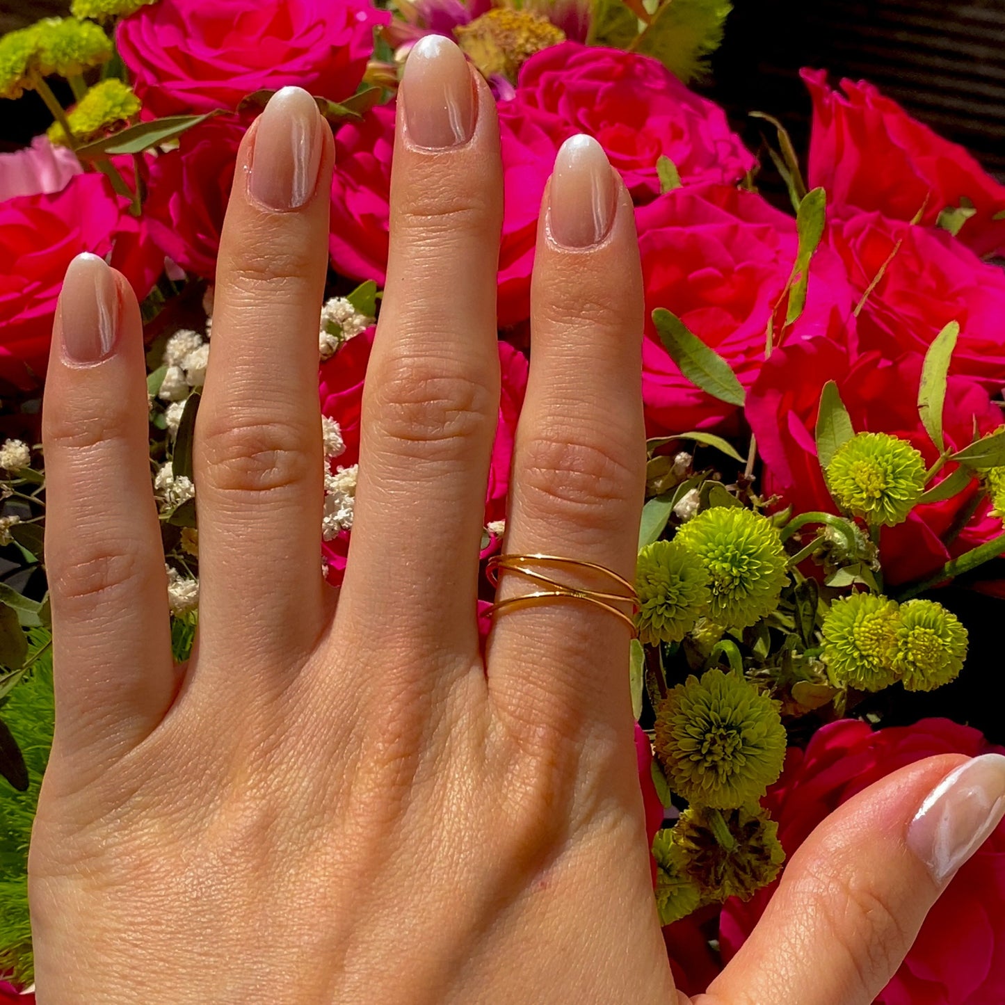 Circle Ring getragen