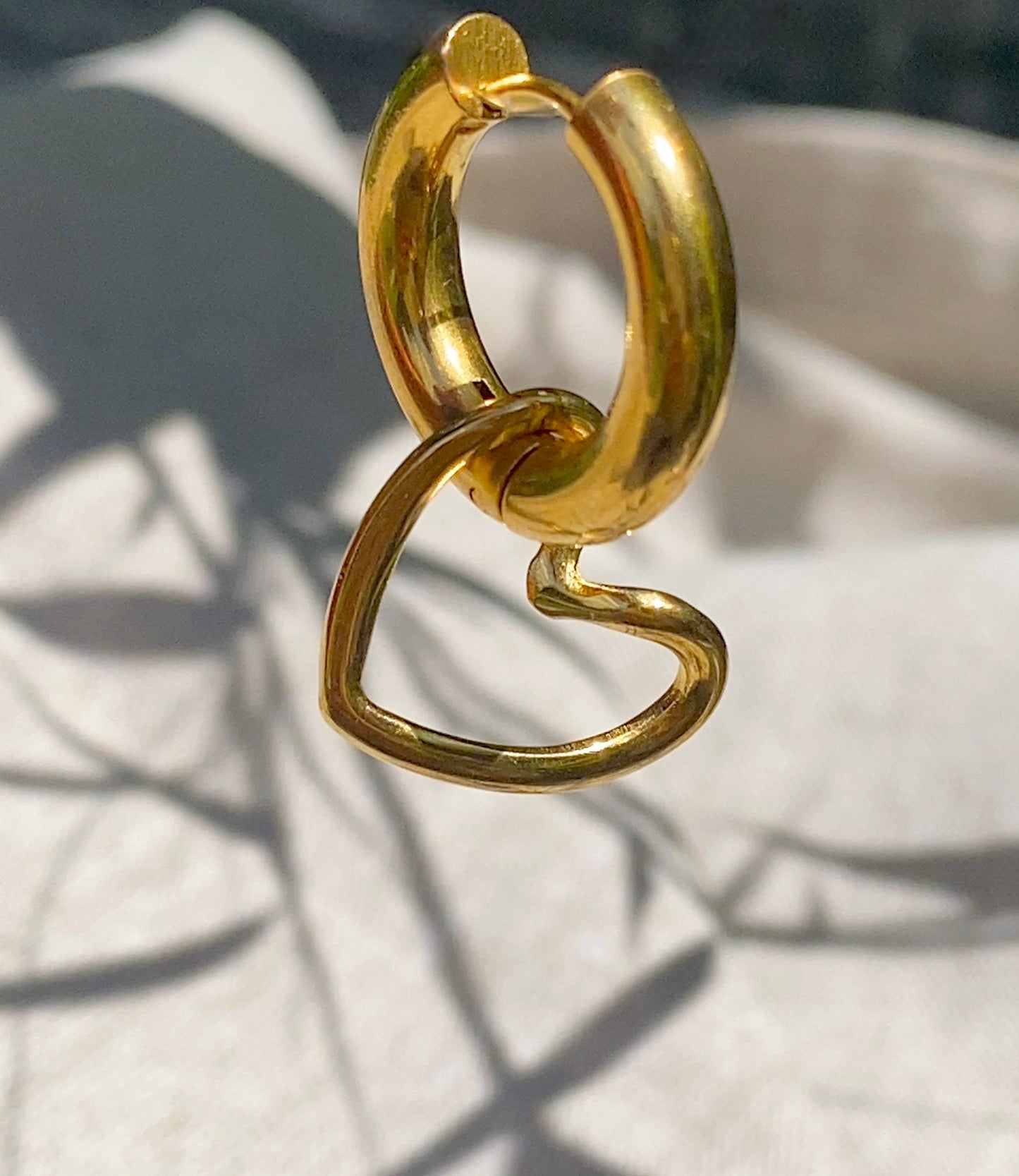 Heart Hoops Gold