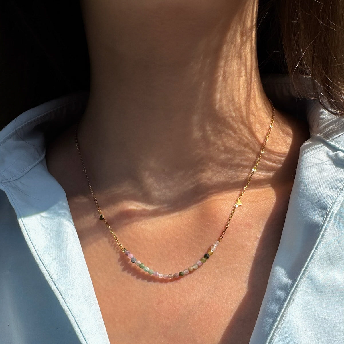 Unique Crystal Heart Necklace
