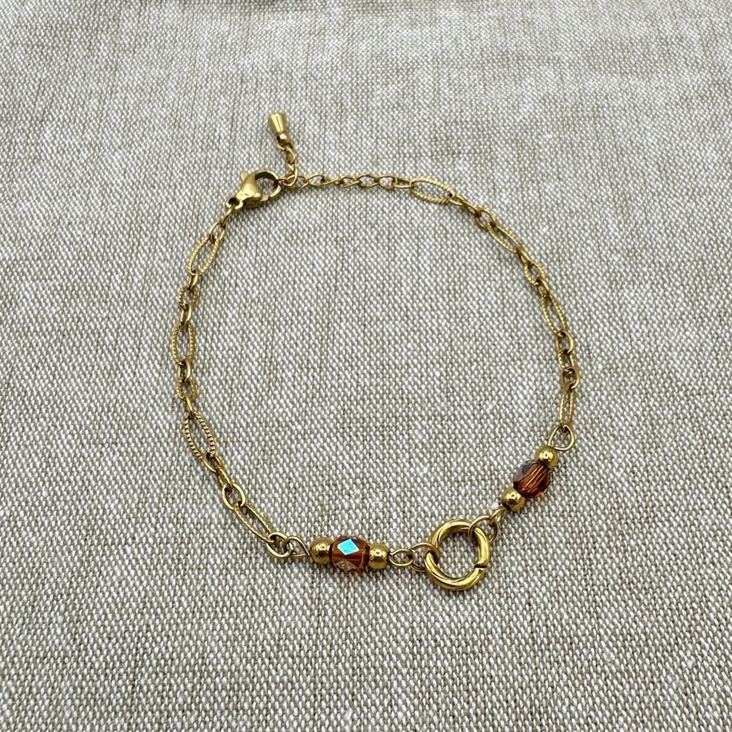 Golden Ring Bracelet