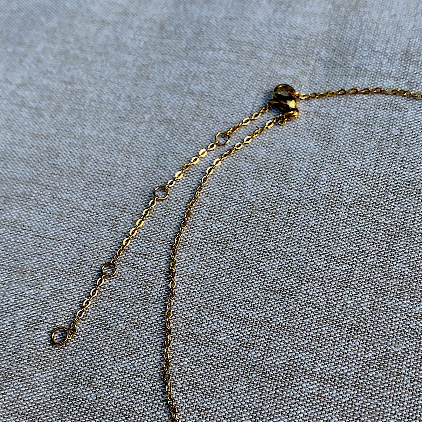 Golden Plate Necklace Gold