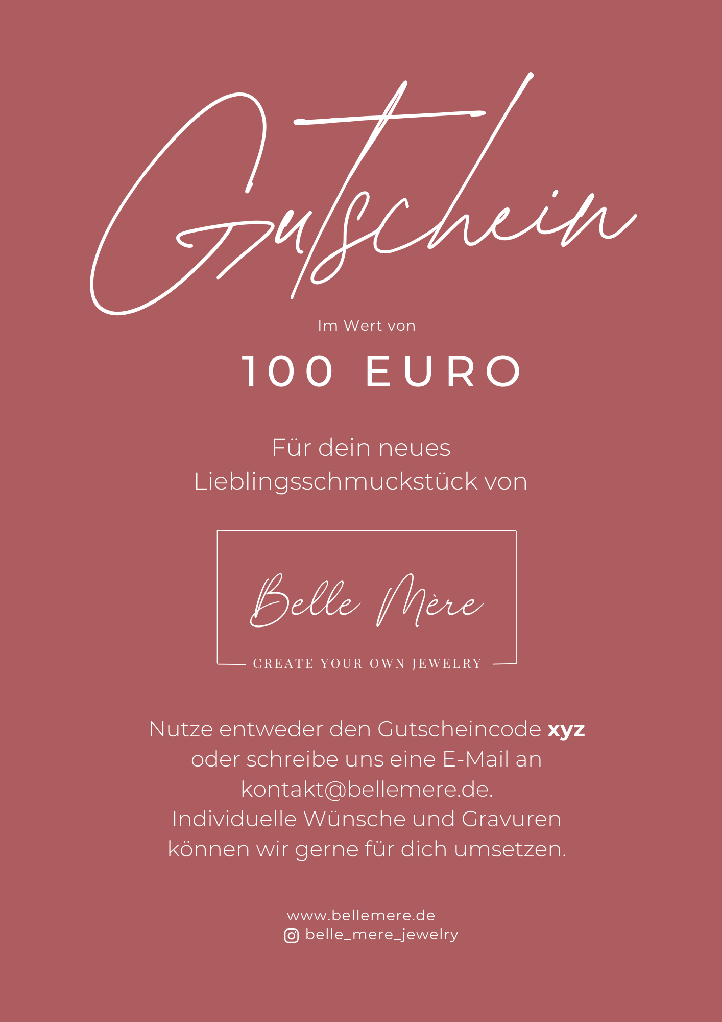 Belle Mère Gutschein