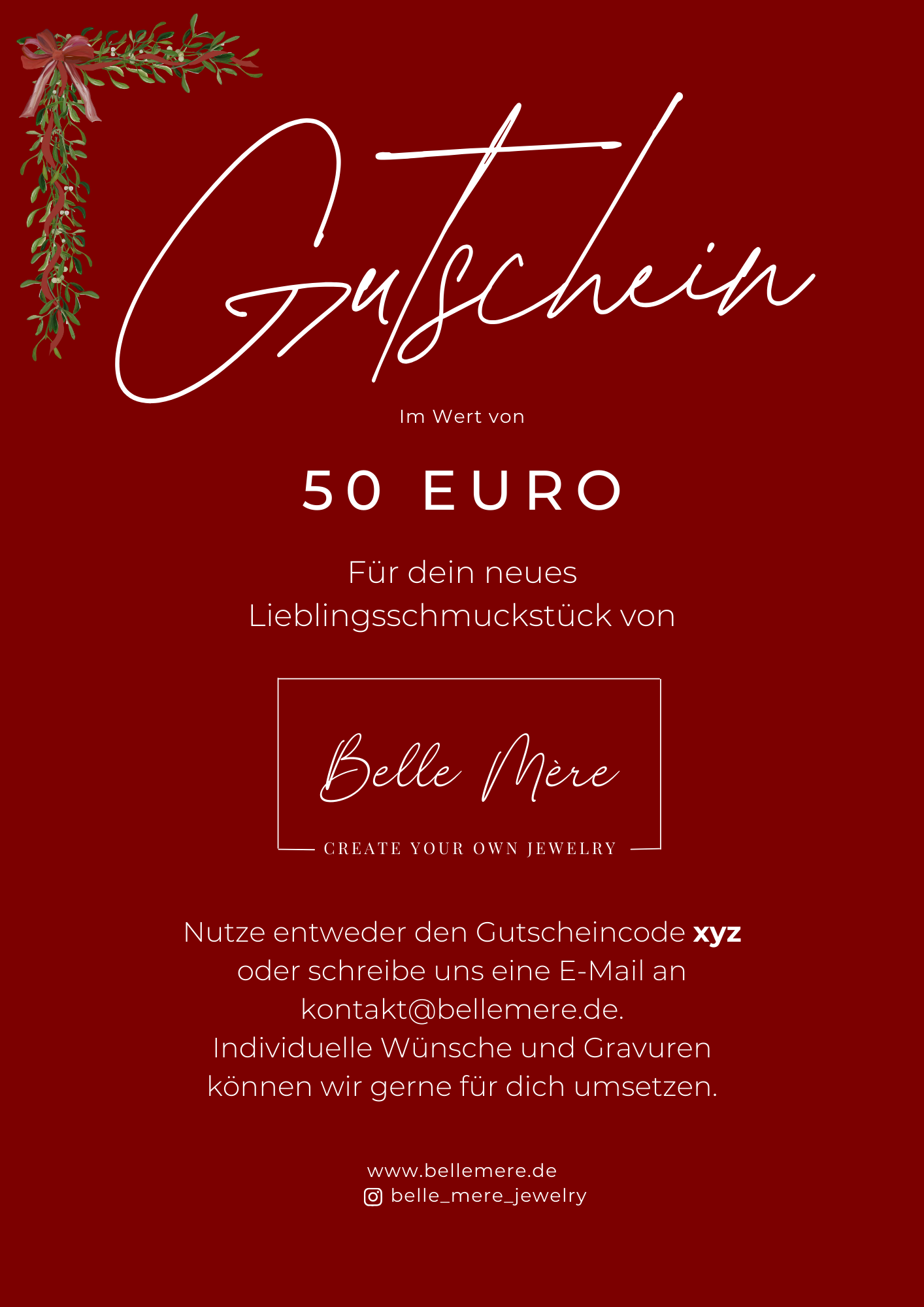 Belle Mère Gutschein