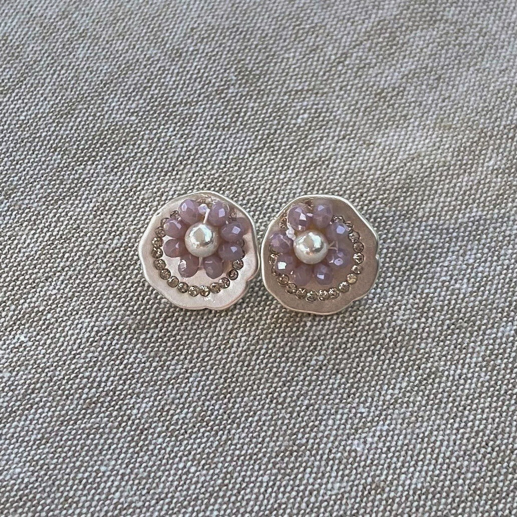 Unique Blooming Earring Rosa