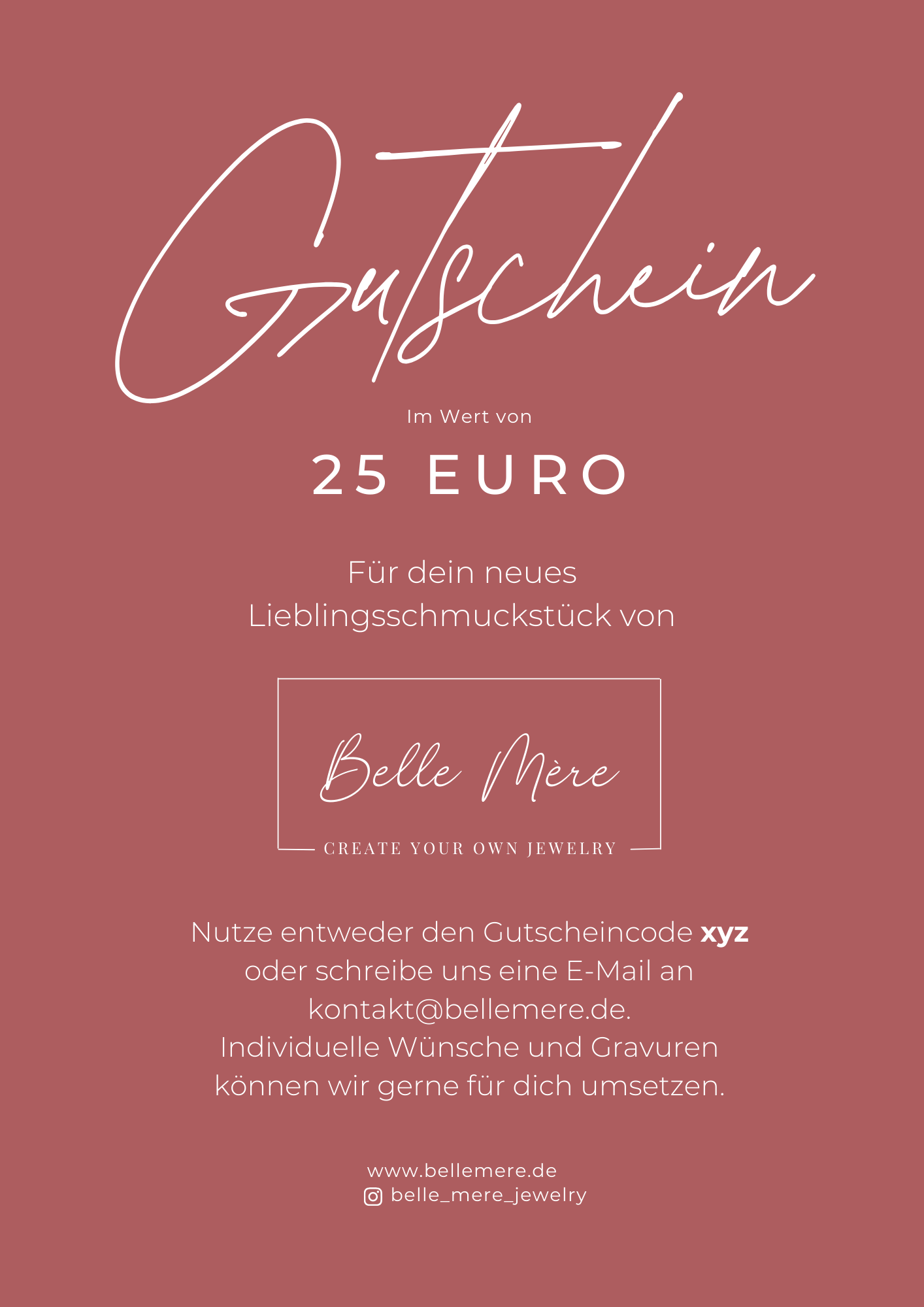 Belle Mère Gutschein