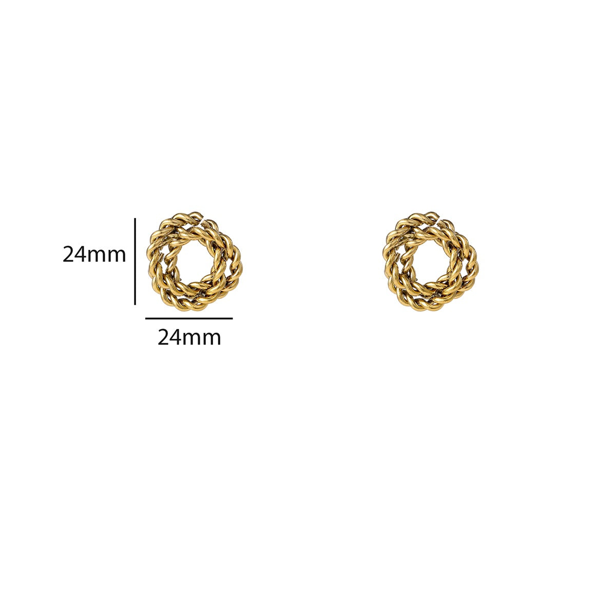Double Twisted Earring