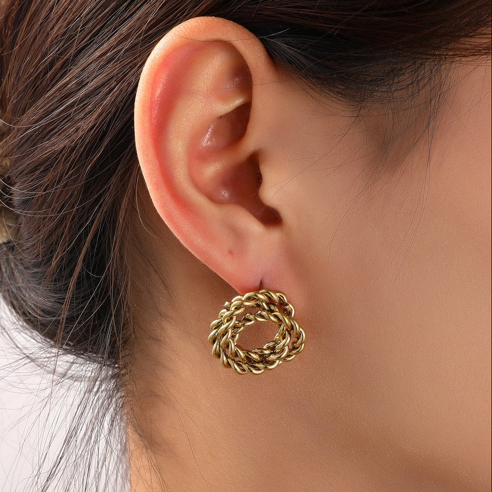 Double Twisted Earring