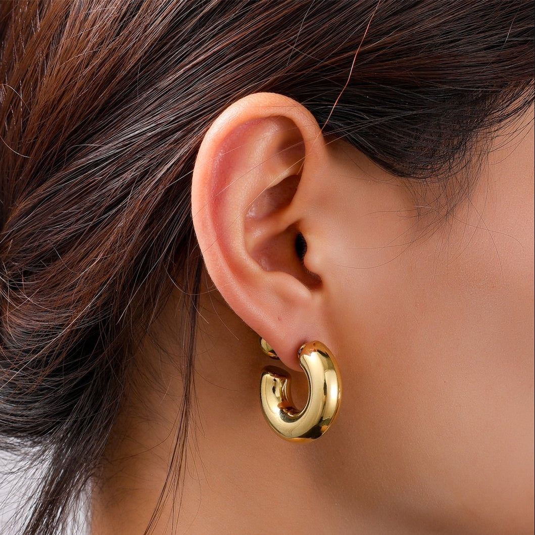 Reversible Golden Hoops
