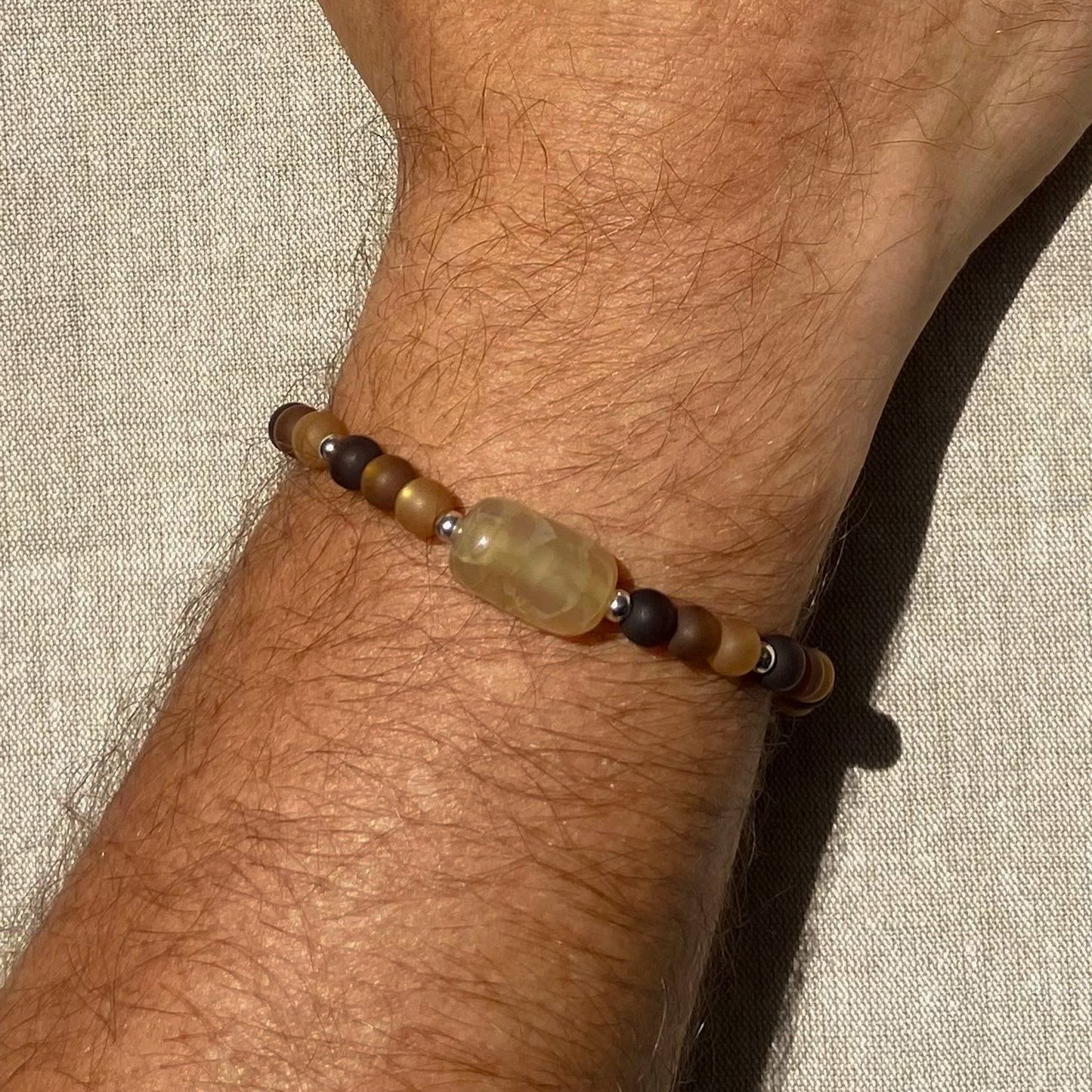 Men Amber Bracelet