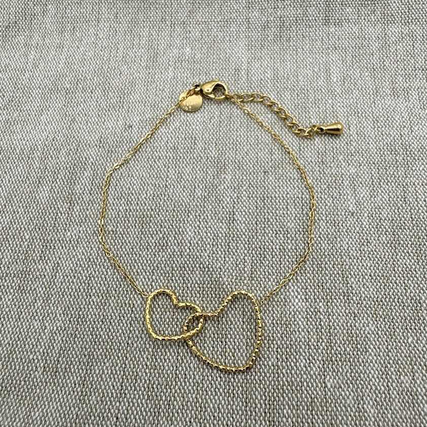 Double Heart Bracelet