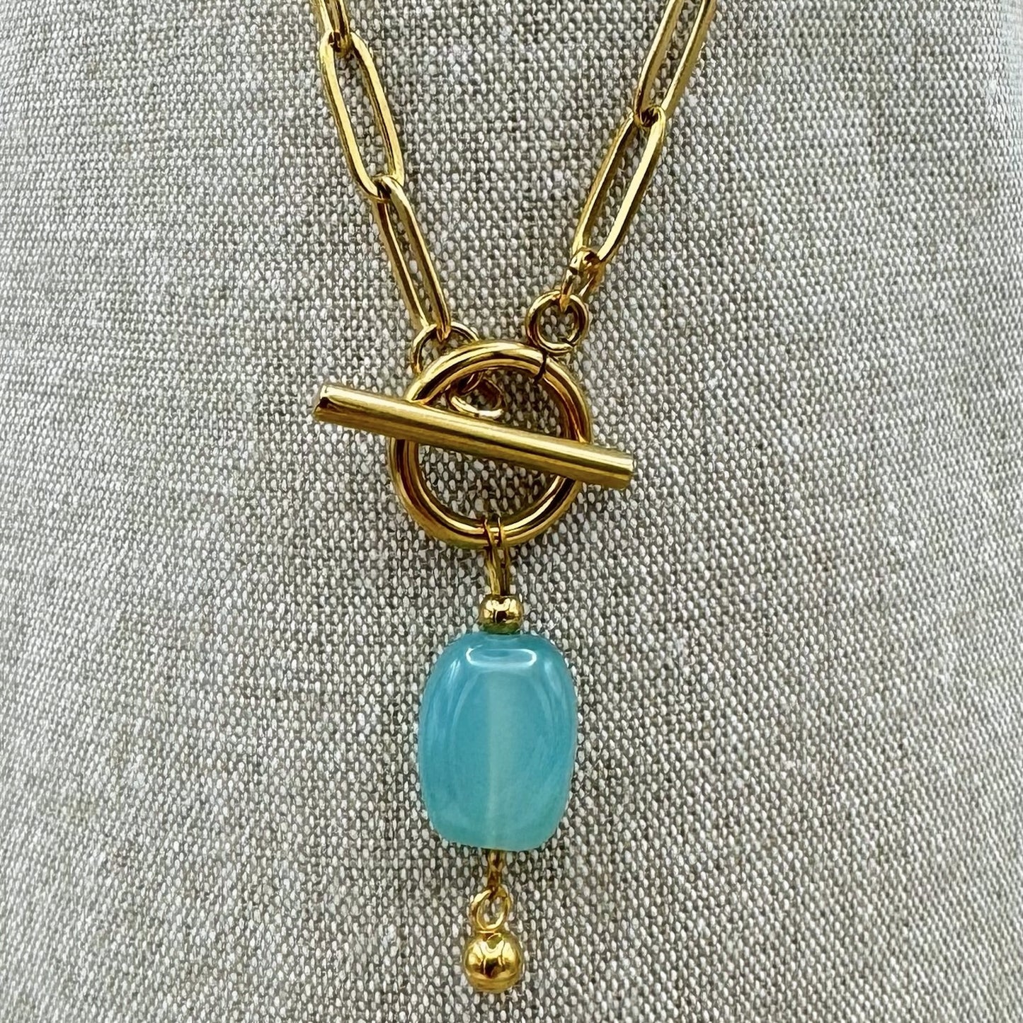 Unique Chalcedon Necklace
