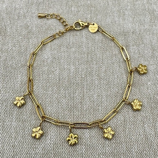 Petunia Flower Bracelet