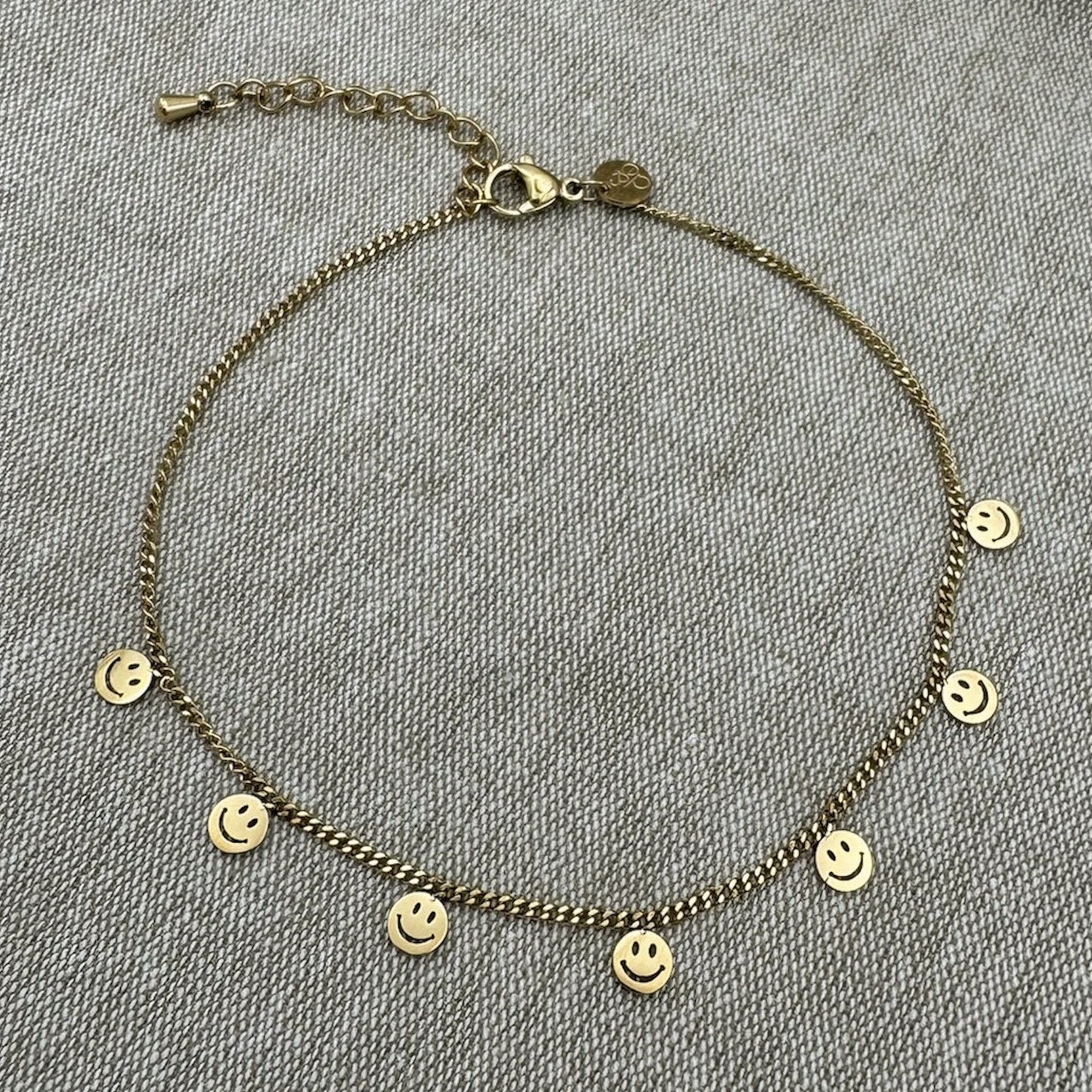 Smiley Anklet