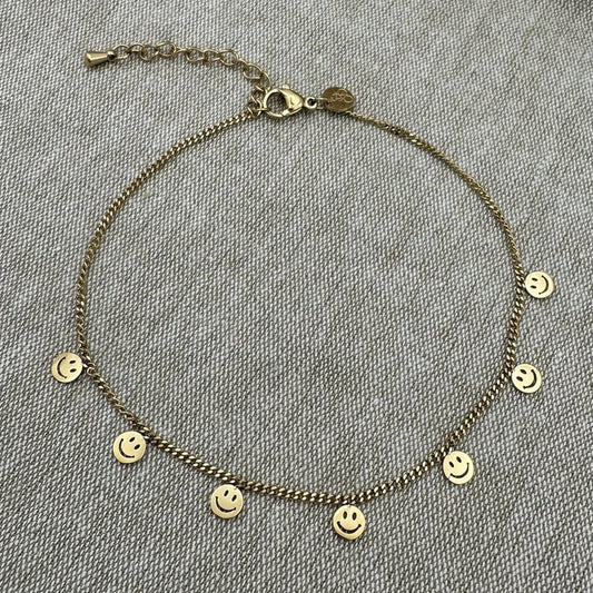Smiley Anklet