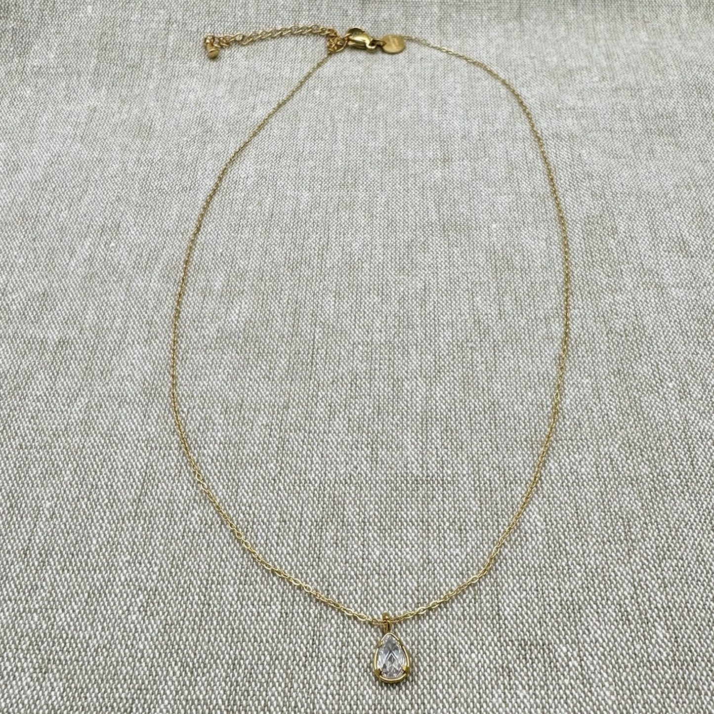 Crystal Drop Necklace