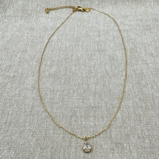 Crystal Drop Necklace