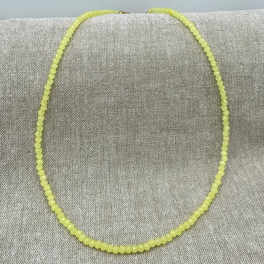 Lemon Beads Necklace