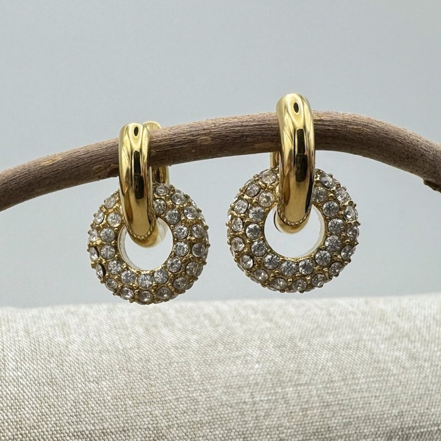 Diamond Ring Hoops