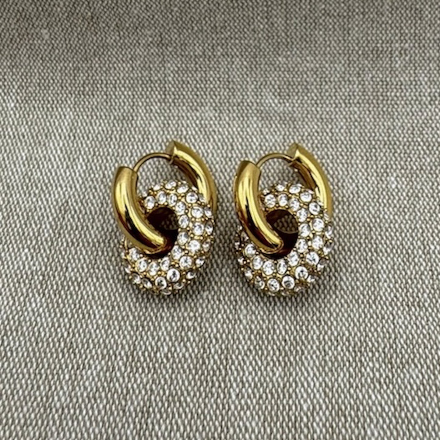 Diamond Ring Hoops