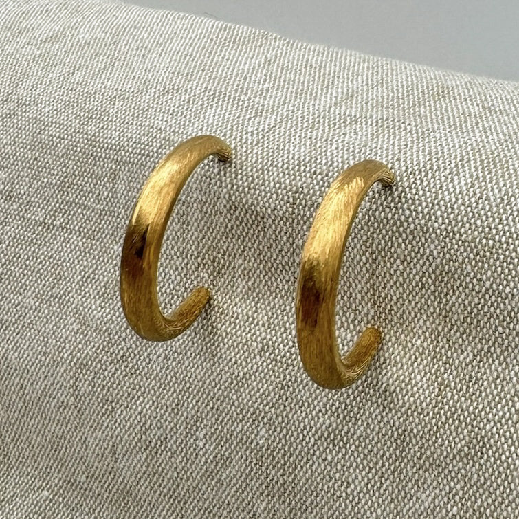 Brushed Moon Hoops